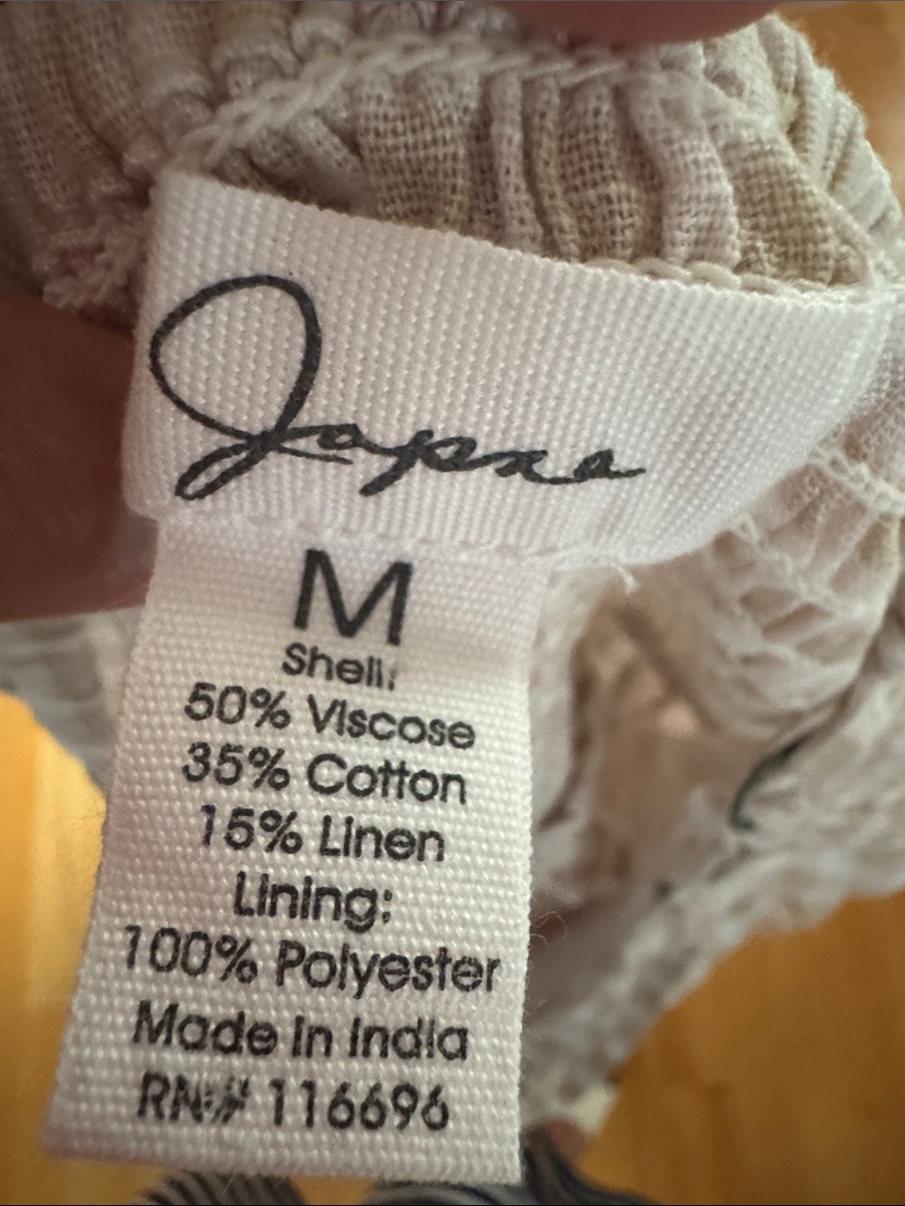 Jopna Maxi Sundress Size Medium Taupe White - Picture 3 of 3